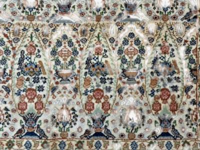 Traditional Handwoven Indian Wool Carpets India 1960s