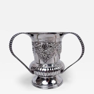 Traditional Judaic Classical Sterling Silver Washing Cup