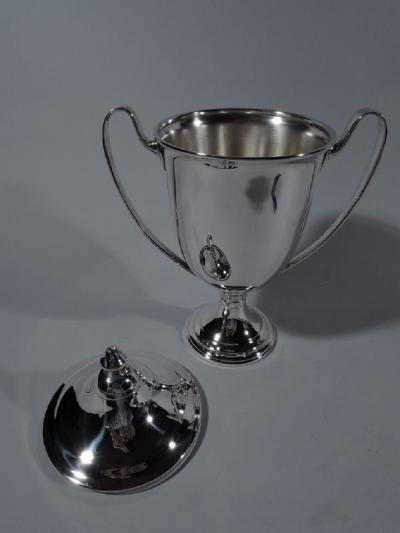 Traditional Sterling Silver Classical Amphora Urn Trophy Cup