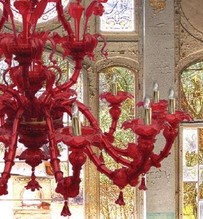 Traditional Venetian Chandelier Made in Murano Italy