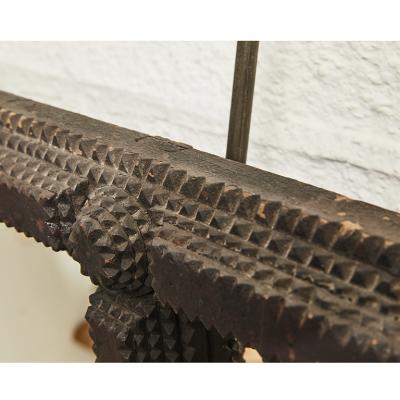 Tramp Art Double Mirror