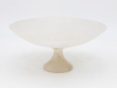 Translucent Neoclassical Alabaster Compote Italian Early 20th Century