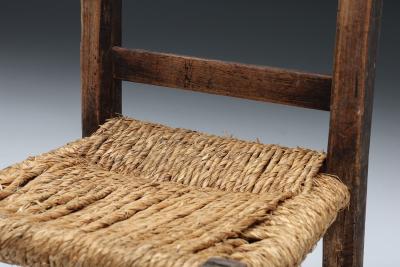 Travail Artisanal Rattan Chair 1940s