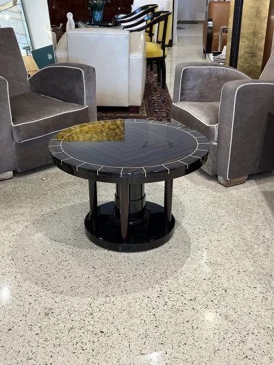 Travail Francais Mid Century Makassar Side Table