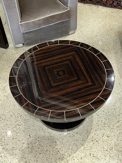Travail Francais Mid Century Makassar Side Table