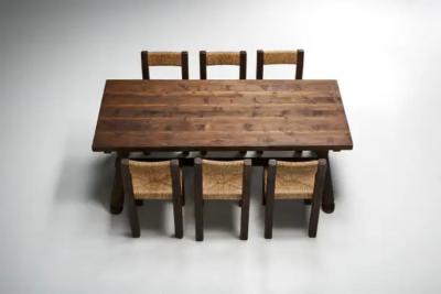 Travail Populaire Dining Table France 1950s
