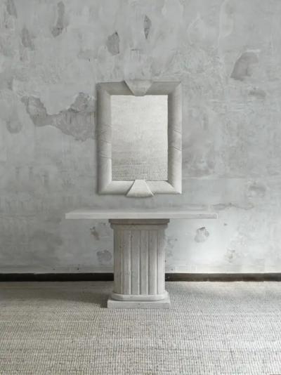 Travertine Console