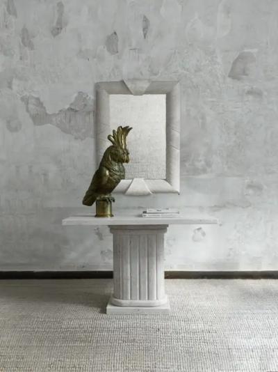 Travertine Console