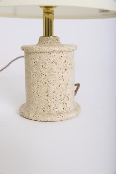 Travertine Table Lamp