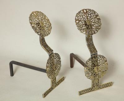 Tree of Life Andirons