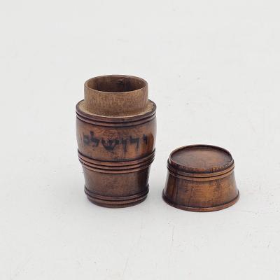 Treen Needle Case England circa 1930