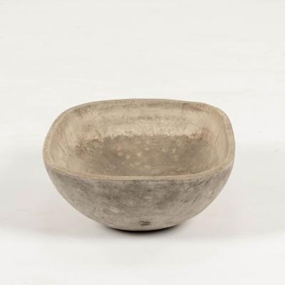 Trencher Shaped Rustic Swedish Dug Out Bowl