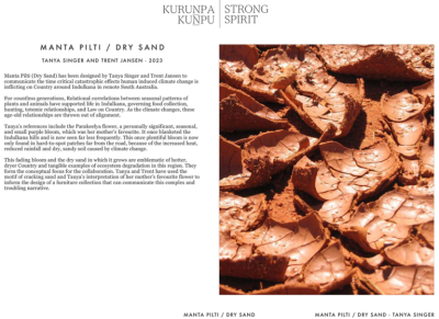 Trent Jansen Manta Pilti Cabinet Dry Sand in collaboration with Tanya Singer 2023