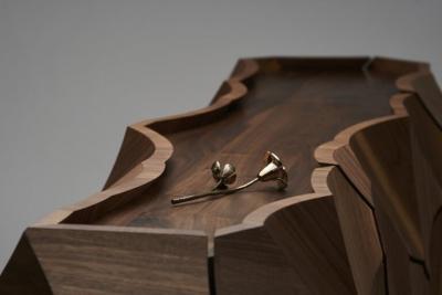 Trent Jansen Manta Pilti Credenza Dry Sand in collaboration with Tanya Singer 2023