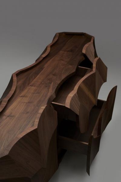 Trent Jansen Manta Pilti Credenza Dry Sand in collaboration with Tanya Singer 2023