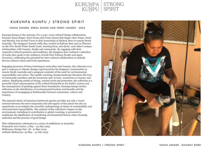 Trent Jansen Manta Pilti Credenza Dry Sand in collaboration with Tanya Singer 2023