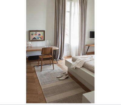 Tres Stripes Hand Loomed Rug for Nanimarquina