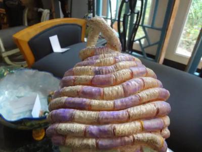 Tribal Style Clay Bust Sculpture