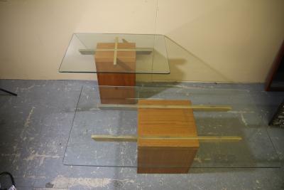 Trioh Mobler Coffee Table and Side Table