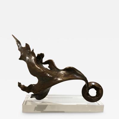 Tristan Govignon Tristan Govignon Flame Abstract Bronze Sculpture