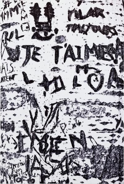 Tristan Govignon Tristan Govignon Je Taime Print on Glossy Aluminum