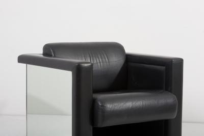 Trix Robert Haussmann Pair of 1980s Trix Robert Haussmann for Knoll Lounge Chairs Germany
