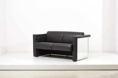 Trix Robert Haussmann Set of 2 Trix Robert Haussmann for Knoll 2 Seat Sofas Settee 1980s