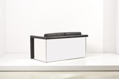 Trix Robert Haussmann Set of 2 Trix Robert Haussmann for Knoll 2 Seat Sofas Settee 1980s