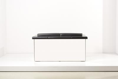 Trix Robert Haussmann Set of 2 Trix Robert Haussmann for Knoll 2 Seat Sofas Settee 1980s