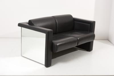 Trix Robert Haussmann Set of 2 Trix Robert Haussmann for Knoll 2 Seat Sofas Settee 1980s