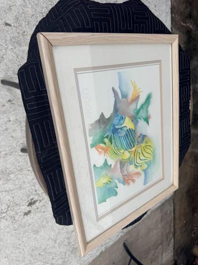 Tropical Angelfishes by Leslie Lane 1990