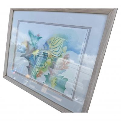 Tropical Angelfishes by Leslie Lane 1990