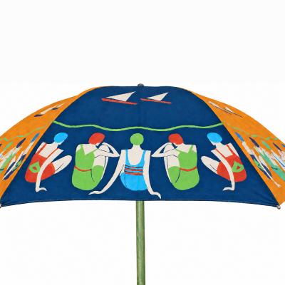 Troy Sunshade Co Outstanding Rare Original Beach Umbrella by Troy 1936