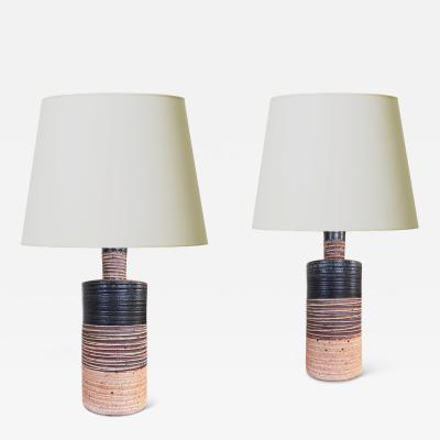 Tue Poulsen Duo of Table Lamps by Tue Poulsen
