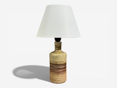 Tue Poulsen Tue Poulsen Table Lamp Beige Ceramic Denmark 1950s