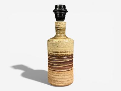 Tue Poulsen Tue Poulsen Table Lamp Beige Ceramic Denmark 1950s
