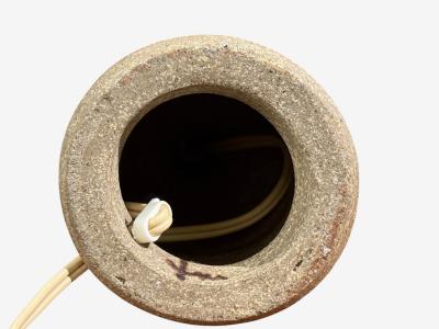 Tue Poulsen Tue Poulsen Table Lamp Beige Ceramic Denmark 1950s