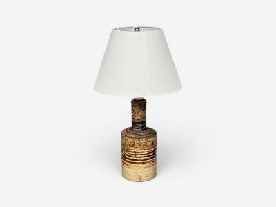 Tue Poulsen Tue Poulsen Table Lamp Beige Stoneware Denmark 1950s