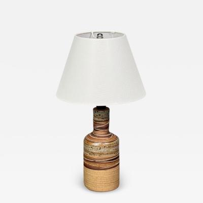 Tue Poulsen Tue Poulsen Table Lamp Beige Stoneware Denmark 1950s