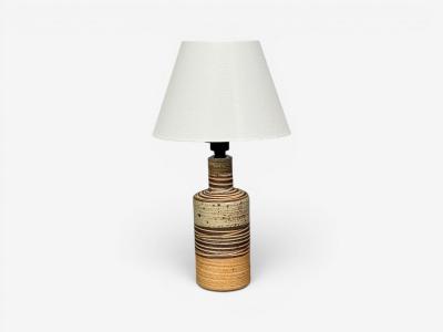Tue Poulsen Tue Poulsen Table Lamp Beige Stoneware Denmark 1950s
