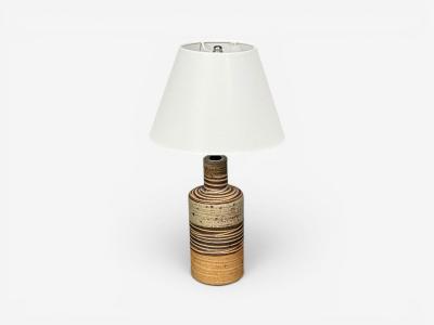 Tue Poulsen Tue Poulsen Table Lamp Beige Stoneware Denmark 1950s