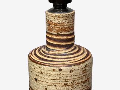 Tue Poulsen Tue Poulsen Table Lamp Beige Stoneware Denmark 1950s
