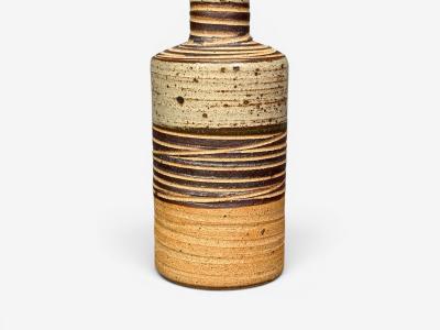 Tue Poulsen Tue Poulsen Table Lamp Beige Stoneware Denmark 1950s