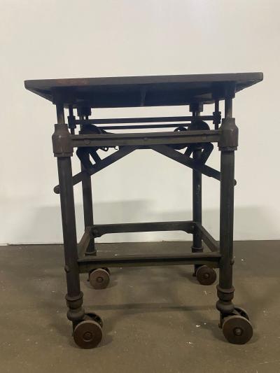 Turn Of the 20th Century Adjustable Printers Turtle Table