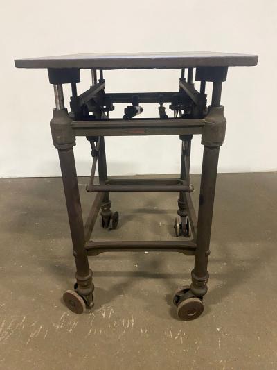 Turn Of the 20th Century Adjustable Printers Turtle Table