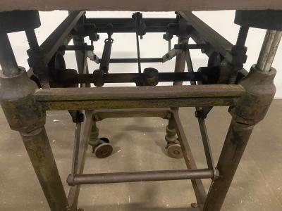 Turn Of the 20th Century Adjustable Printers Turtle Table