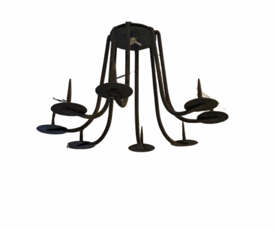 Tuscan Hand Forged Iron Candelabra