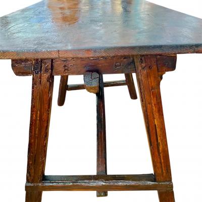 Tuscan Trestle Table Circa 1850