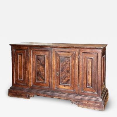 Tuscan Walnut Credenza Circa 1700