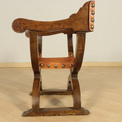 Tuscan inlaid folding chairs Circa 1860